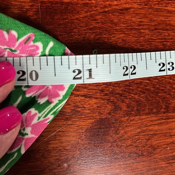 Timing Womens MIdi Dress XL Green Pink Floral Adj Straps Hi-Lo Hemline Open Back - Picture 12 of 14